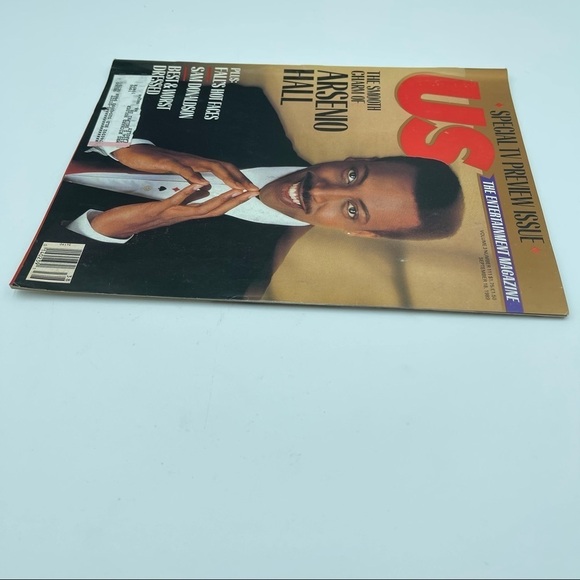 US Entertainment Magazine Arsenio Hall 1989 - Picture 3 of 7